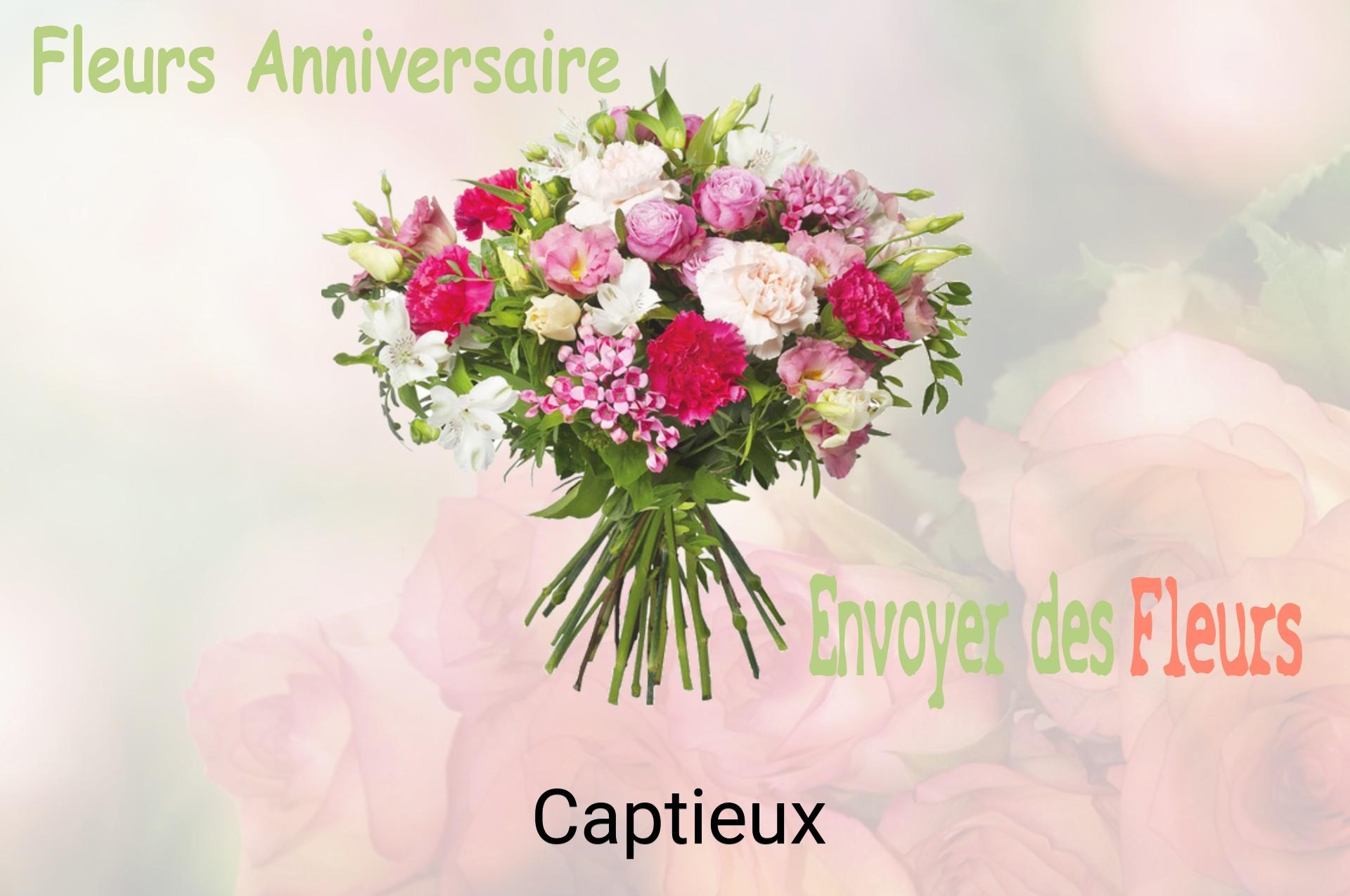 Bouquet de fleurs d’anniversaire livré à Captieux