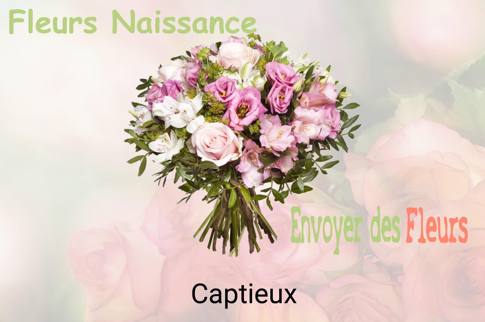 Bouquet de fleurs de naissance livré à Captieux